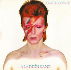 DAVID BOWIE CD ALADDIN SANE PICDISC +INSERT 1ST PRES NM